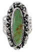 Sterling Silver Jewelry Turquoise Ring Size 8-1/2 UX34540